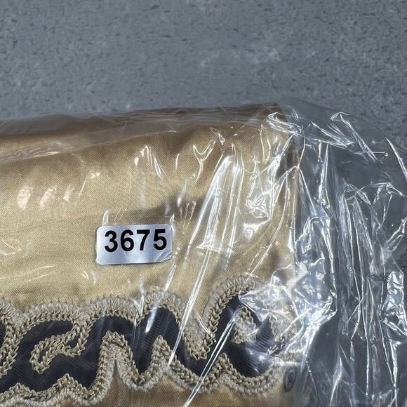 VTG Pepe Jeans London Bomber Varsity Jacket Reversible Gold Satin Women’s LARGE - Picture 15 of 15